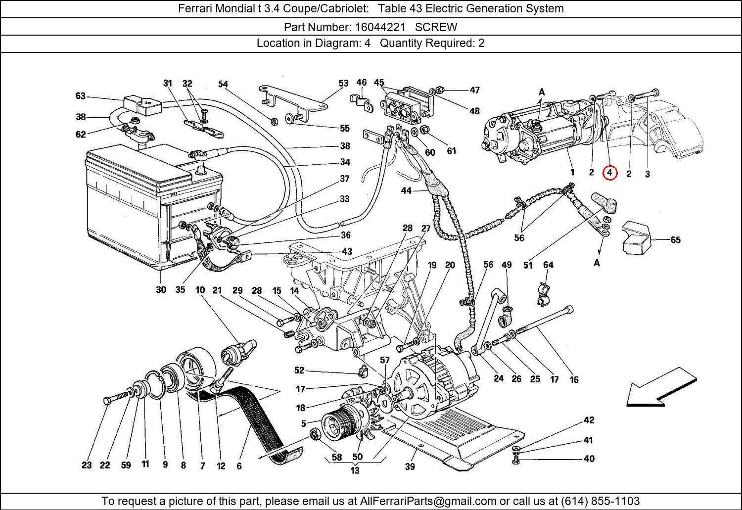 Ferrari Part 16044221