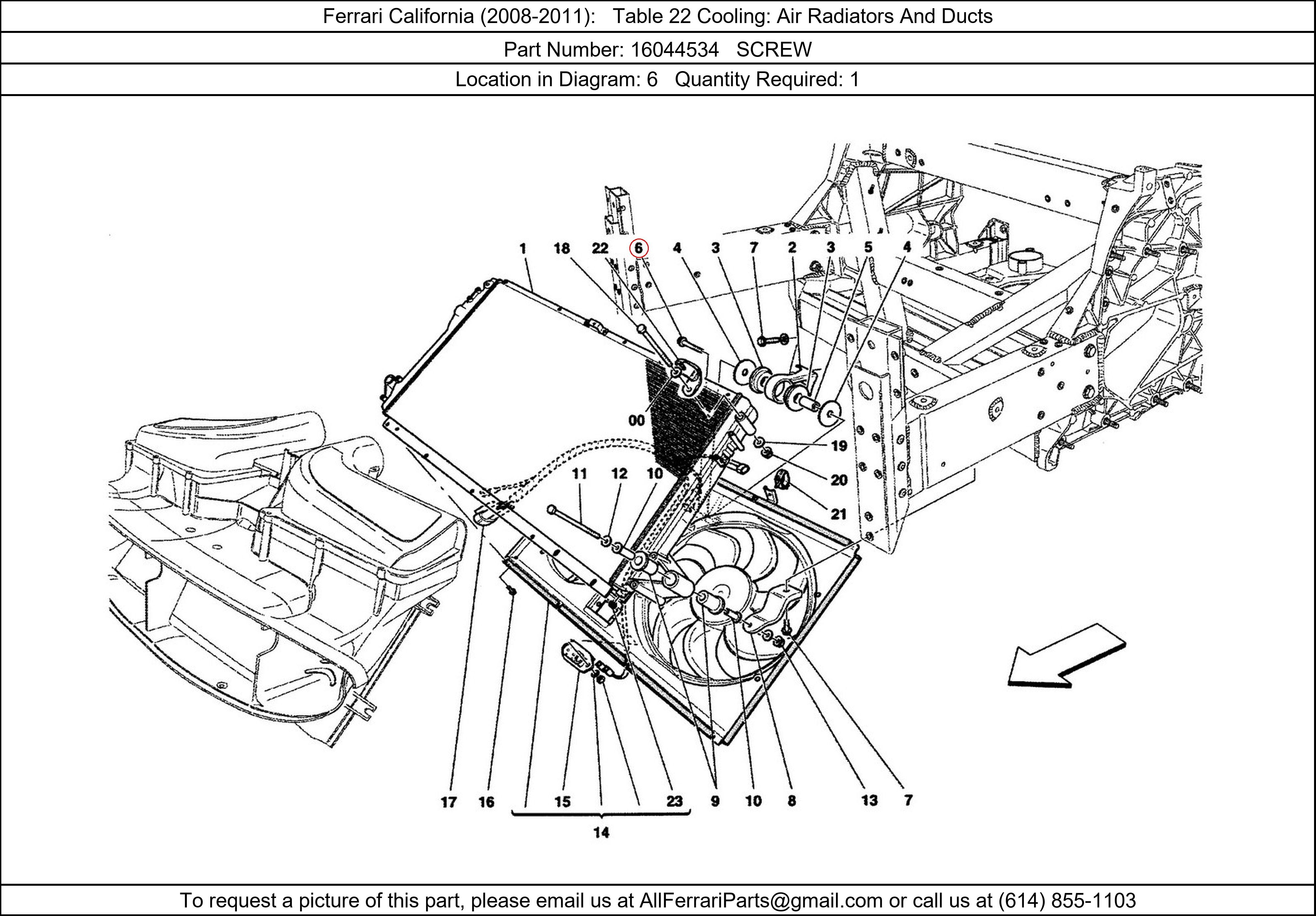 Ferrari Part 16044534