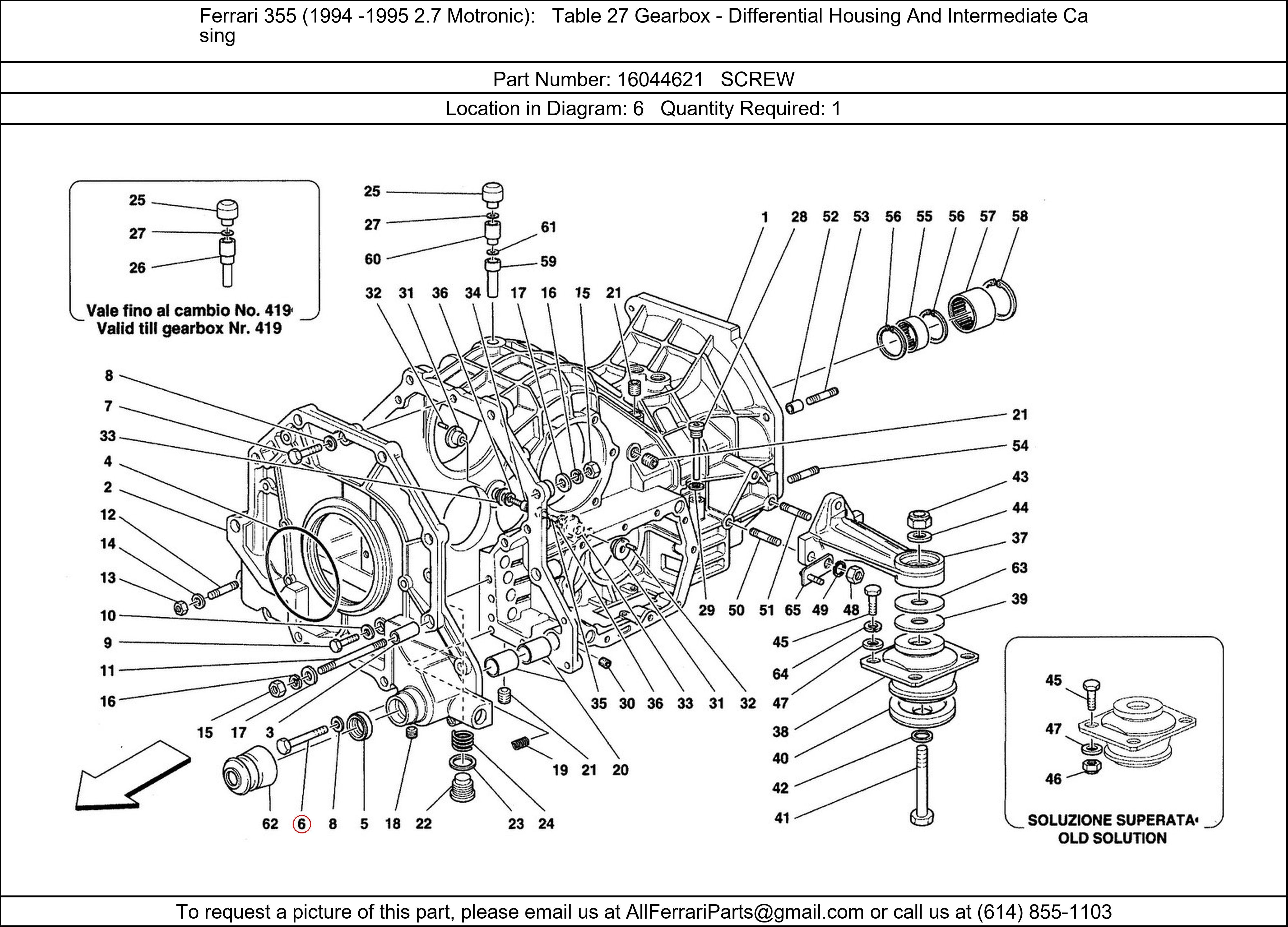 Ferrari Part 16044621