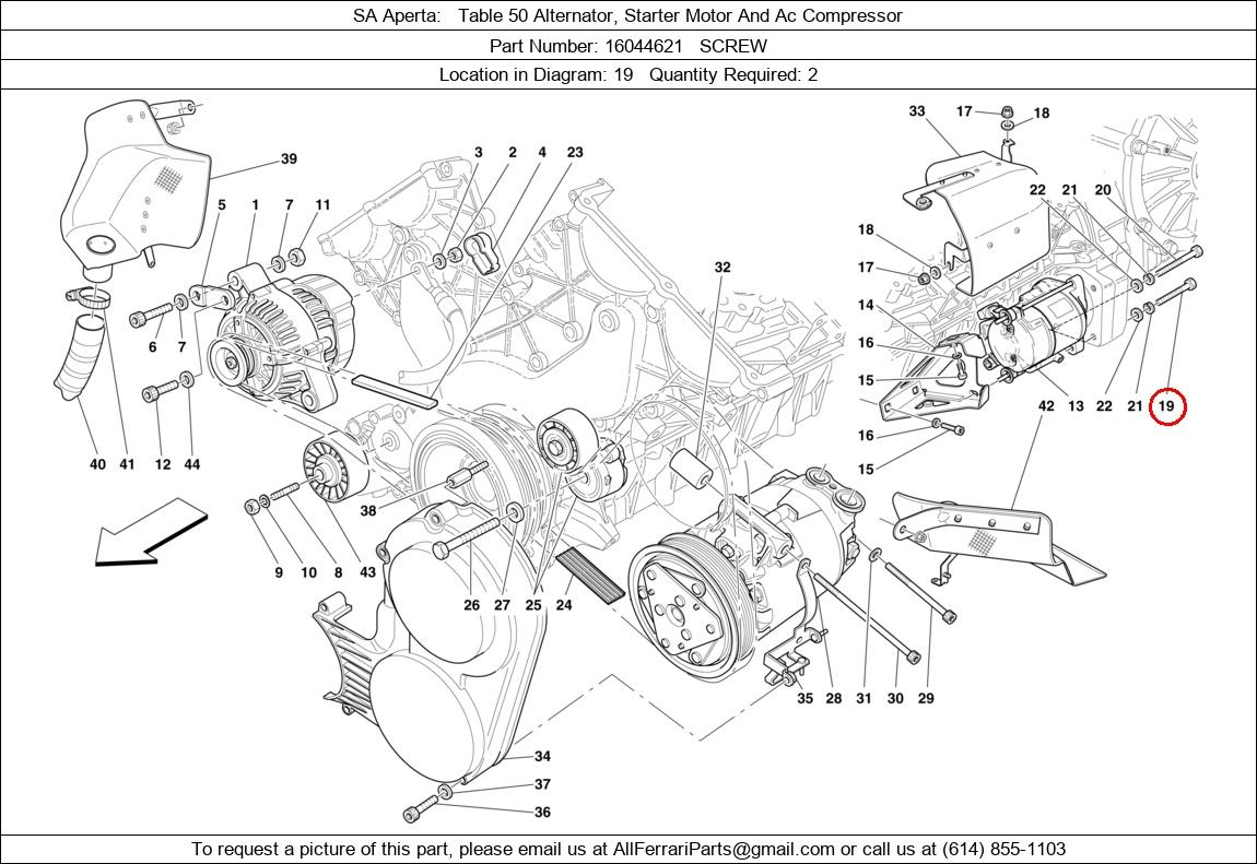 Ferrari Part 16044621