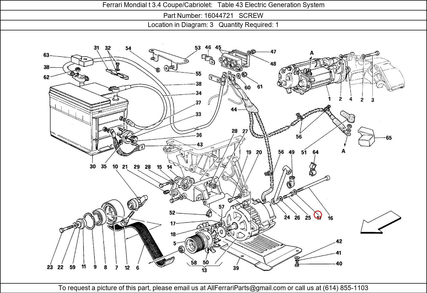 Ferrari Part 16044721