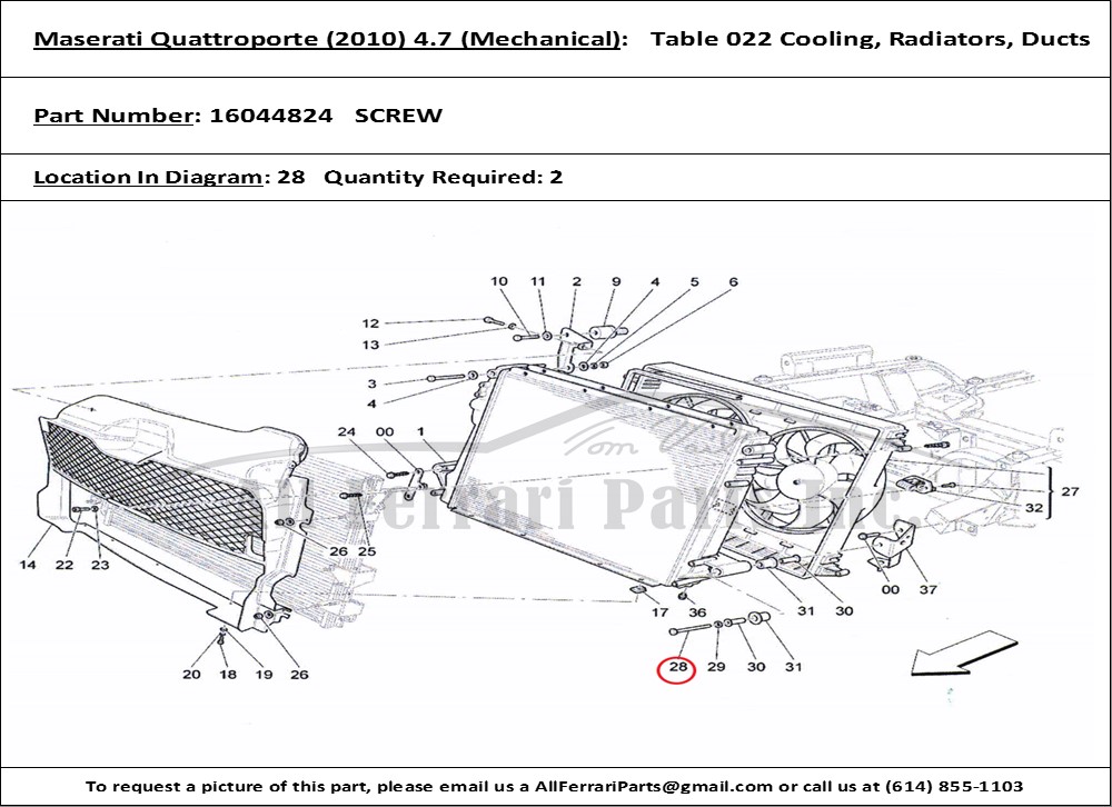 Ferrari Part 16044824