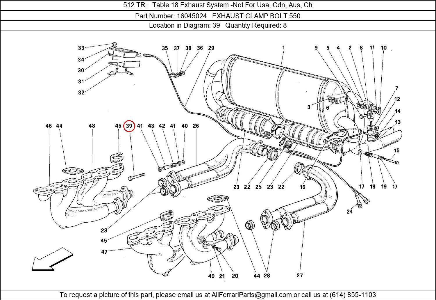 Ferrari Part 16045024