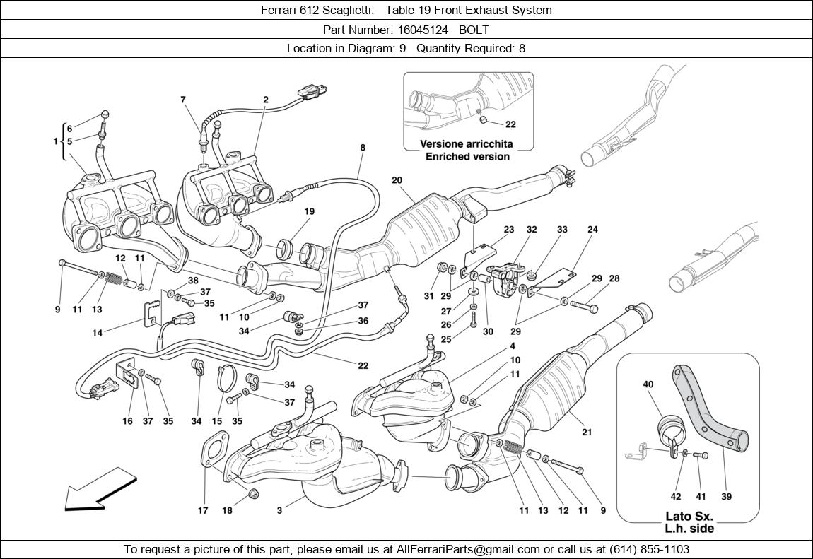 Ferrari Part 16045124