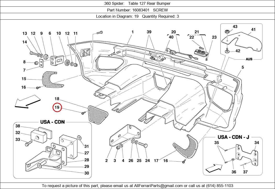 Ferrari Part 16083401