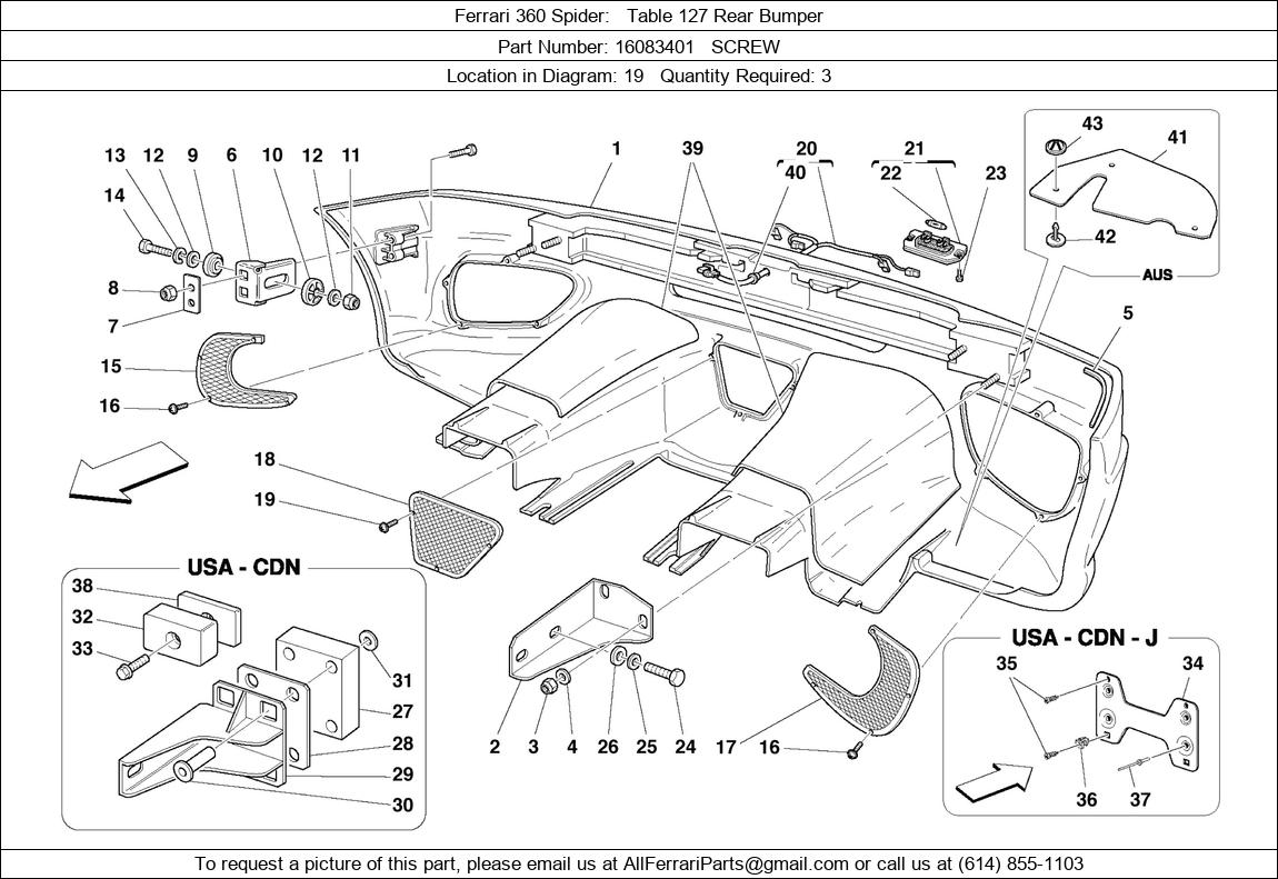 Ferrari Part 16083401