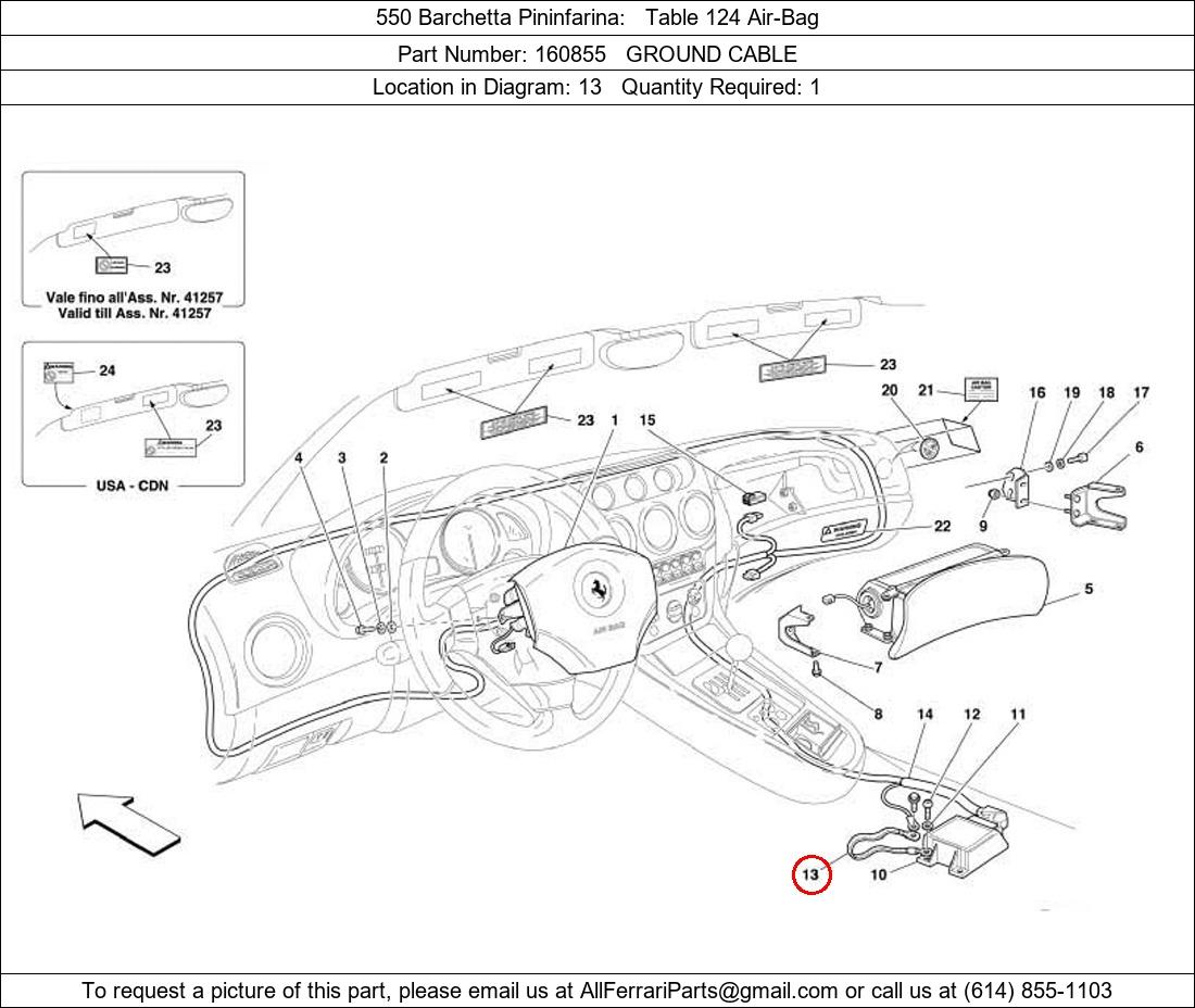 Ferrari Part 160855