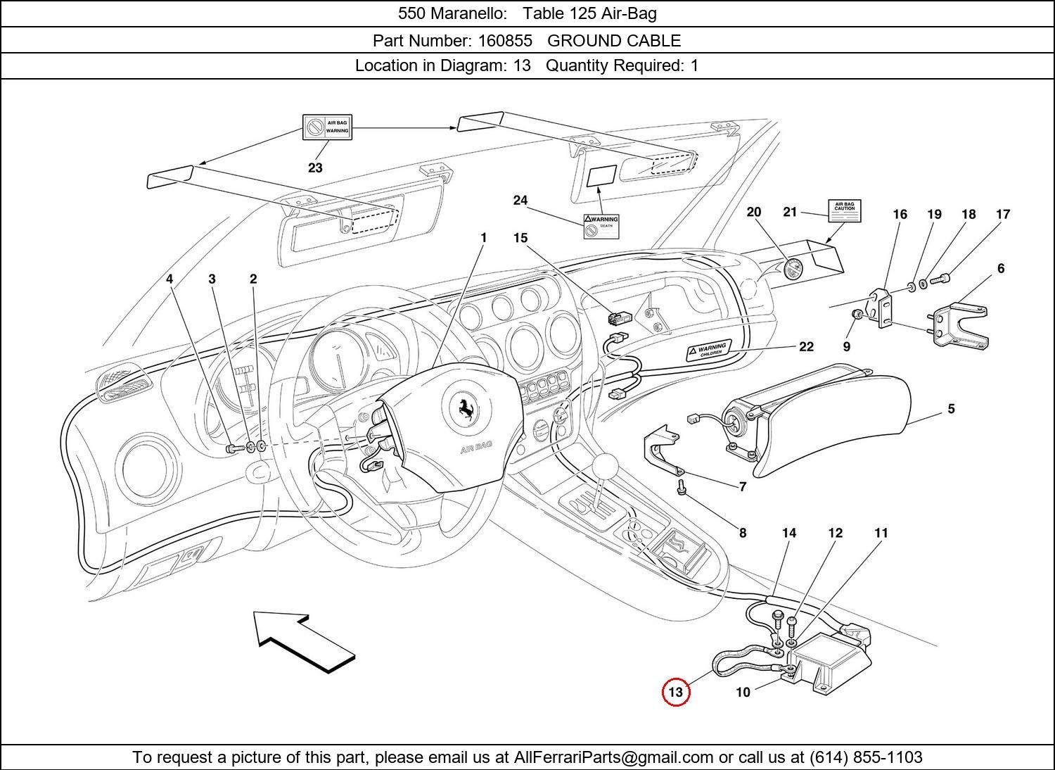 Ferrari Part 160855