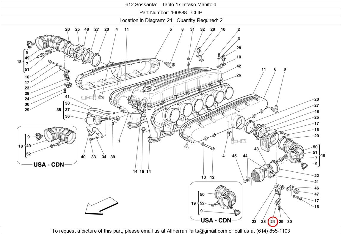 Ferrari Part 160888