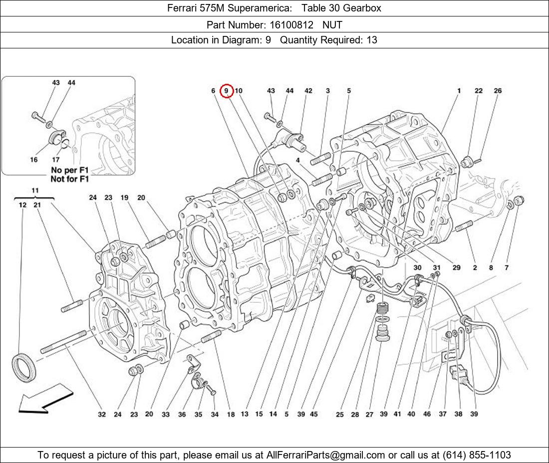Ferrari Part 16100812