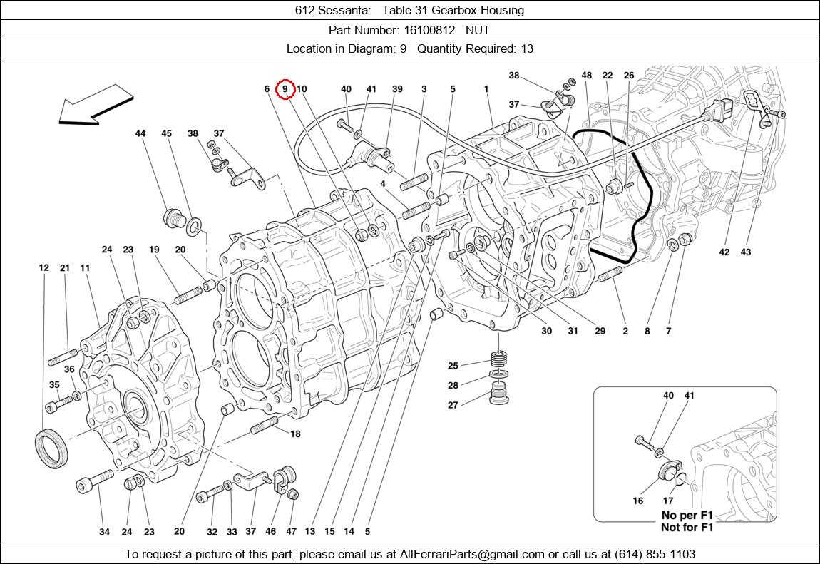 Ferrari Part 16100812