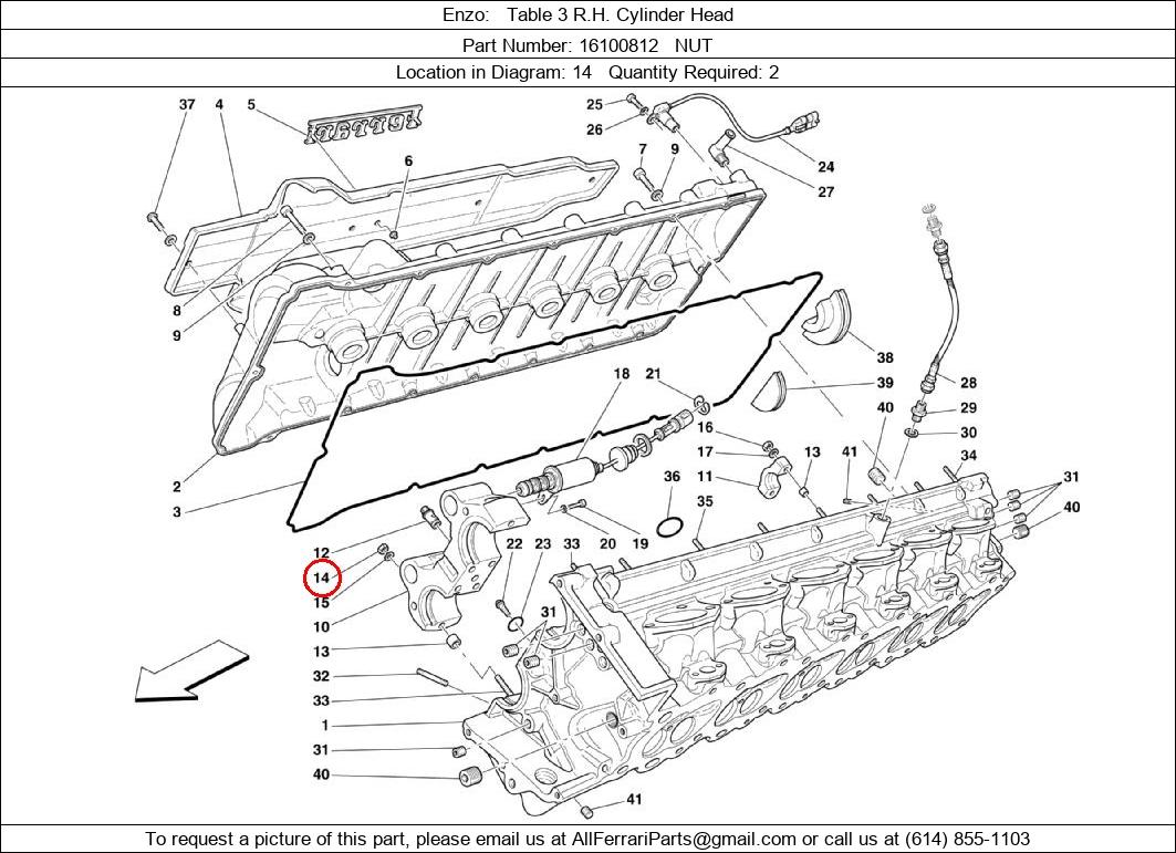 Ferrari Part 16100812