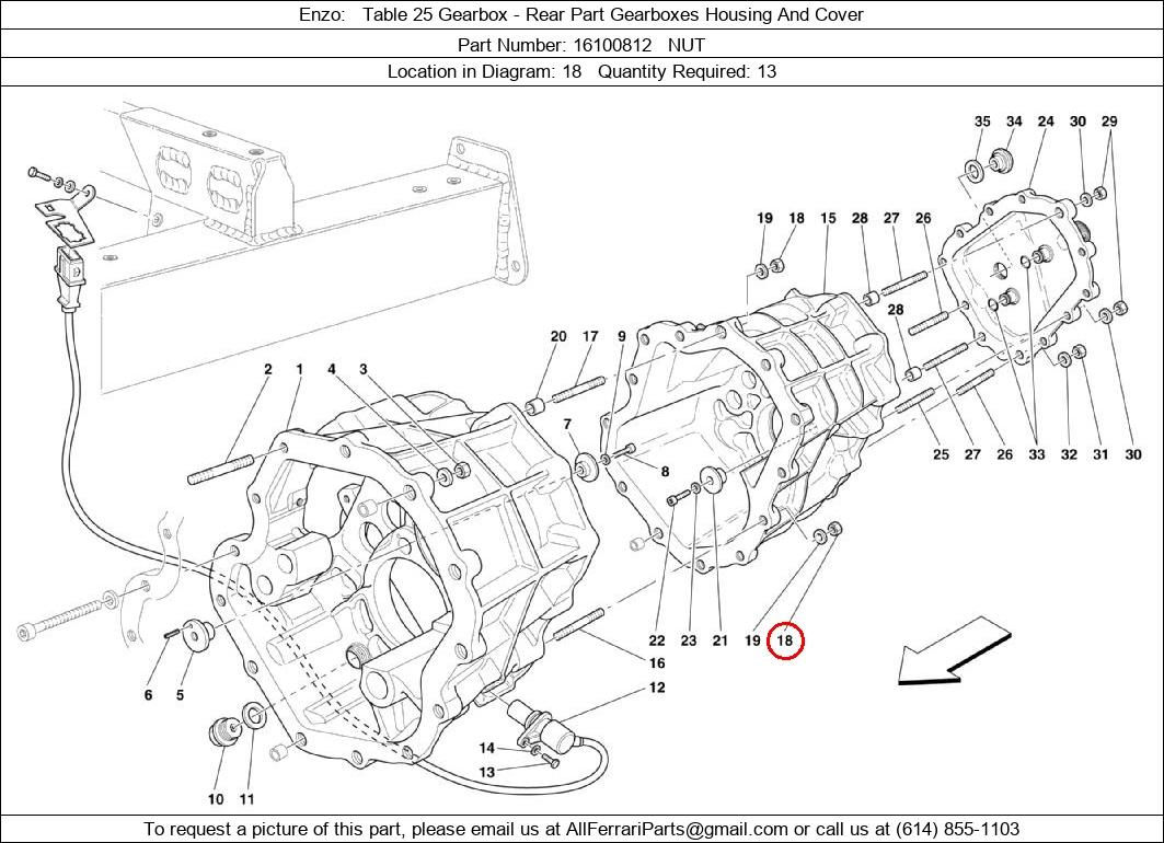 Ferrari Part 16100812