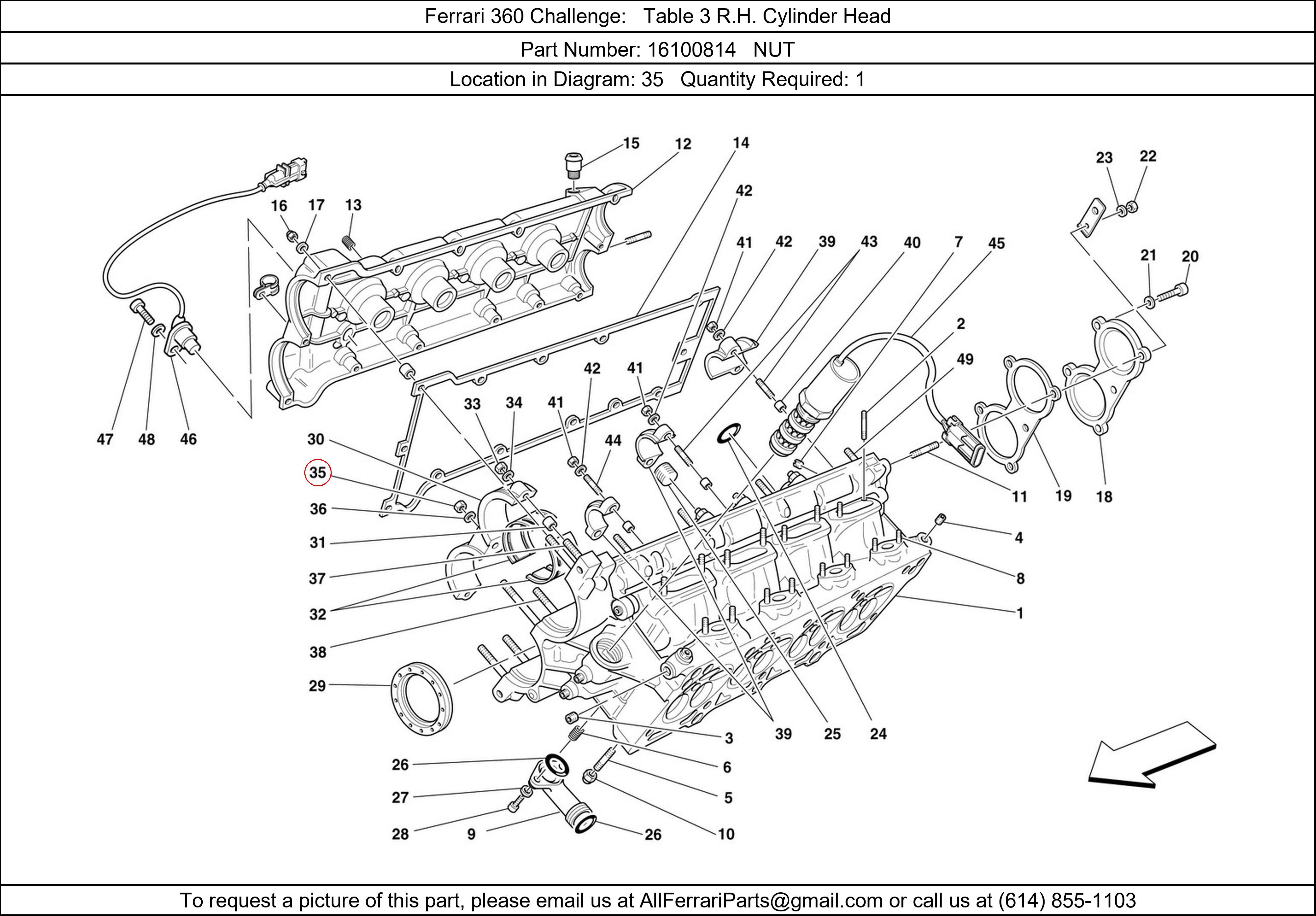 Ferrari Part 16100814