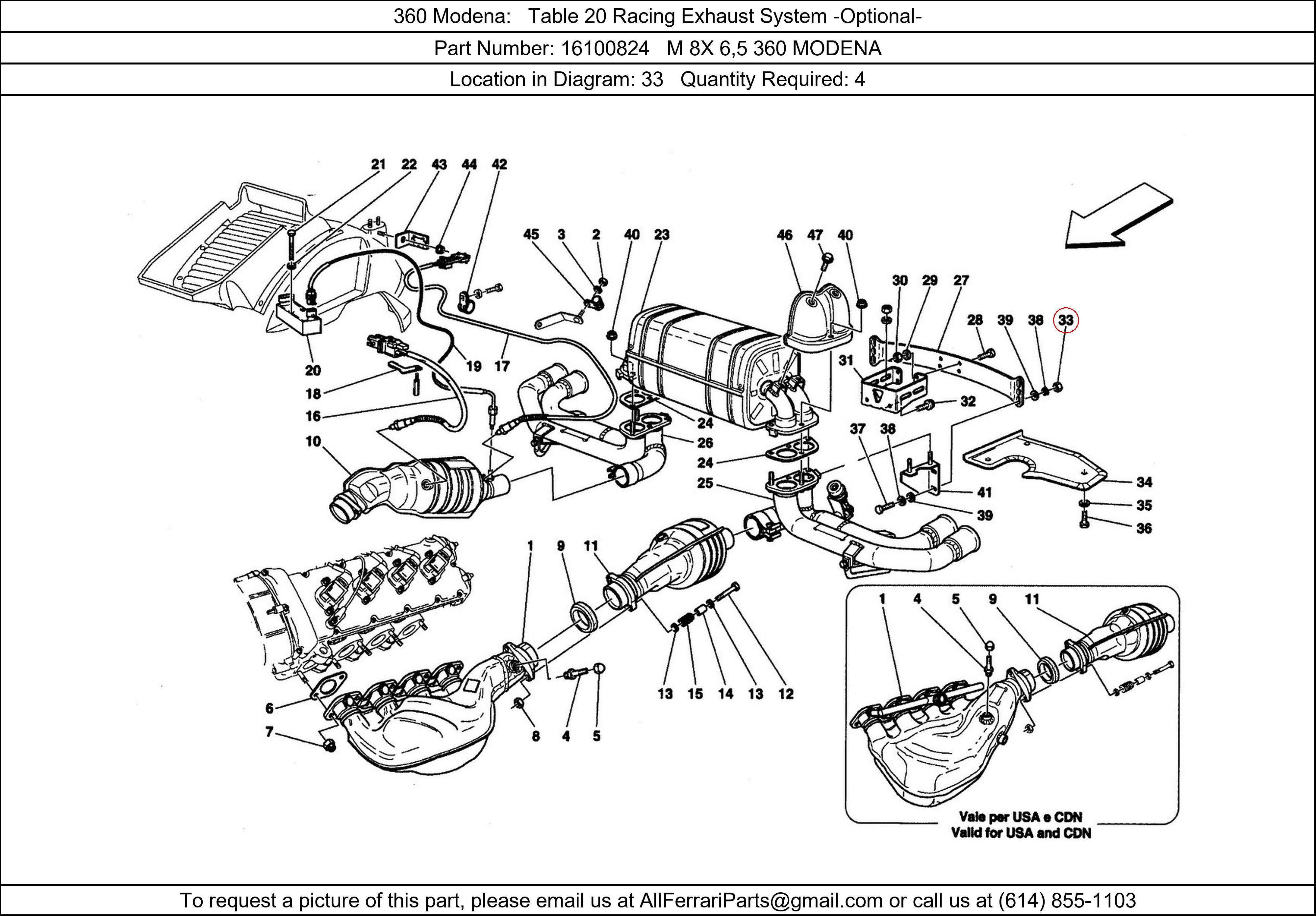 Ferrari Part 16100824