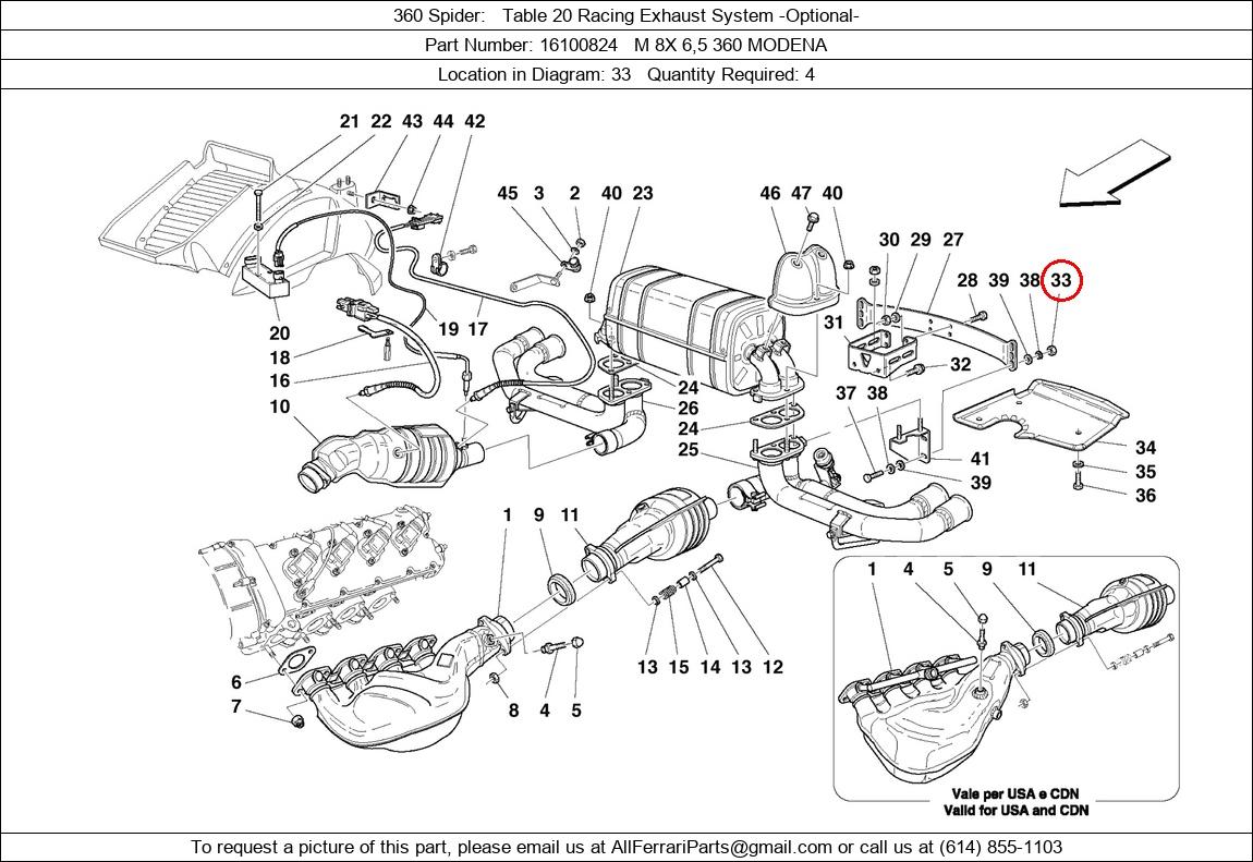 Ferrari Part 16100824