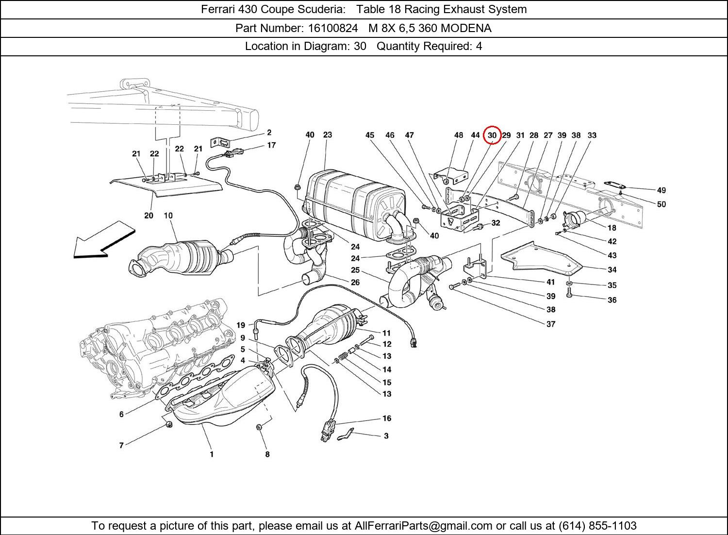 Ferrari Part 16100824