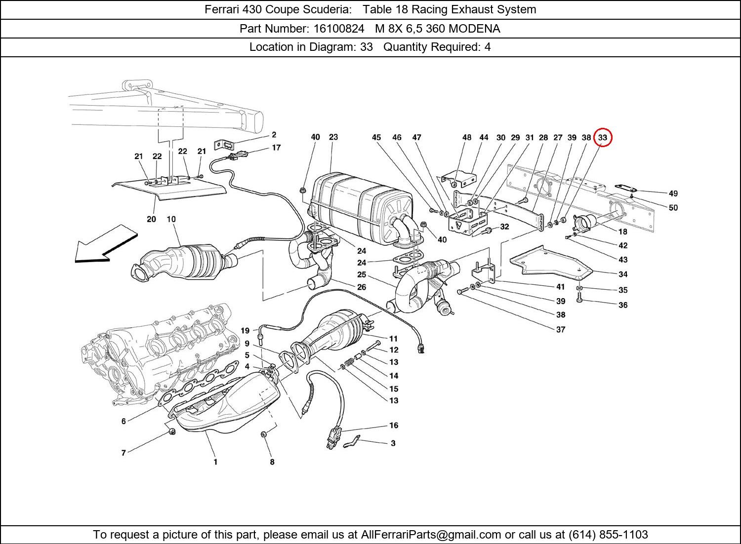 Ferrari Part 16100824