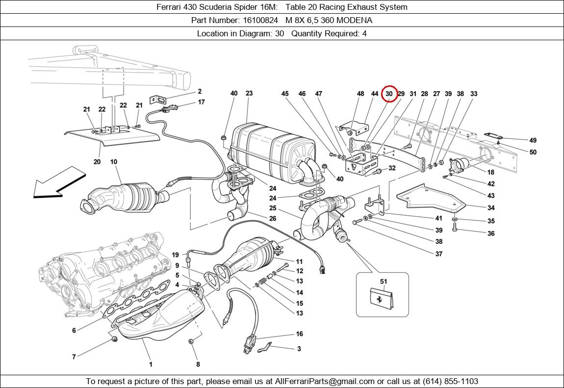 Ferrari Part 16100824