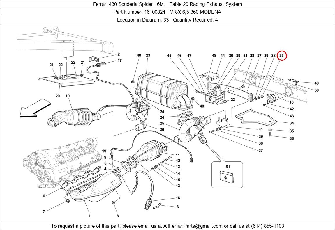 Ferrari Part 16100824