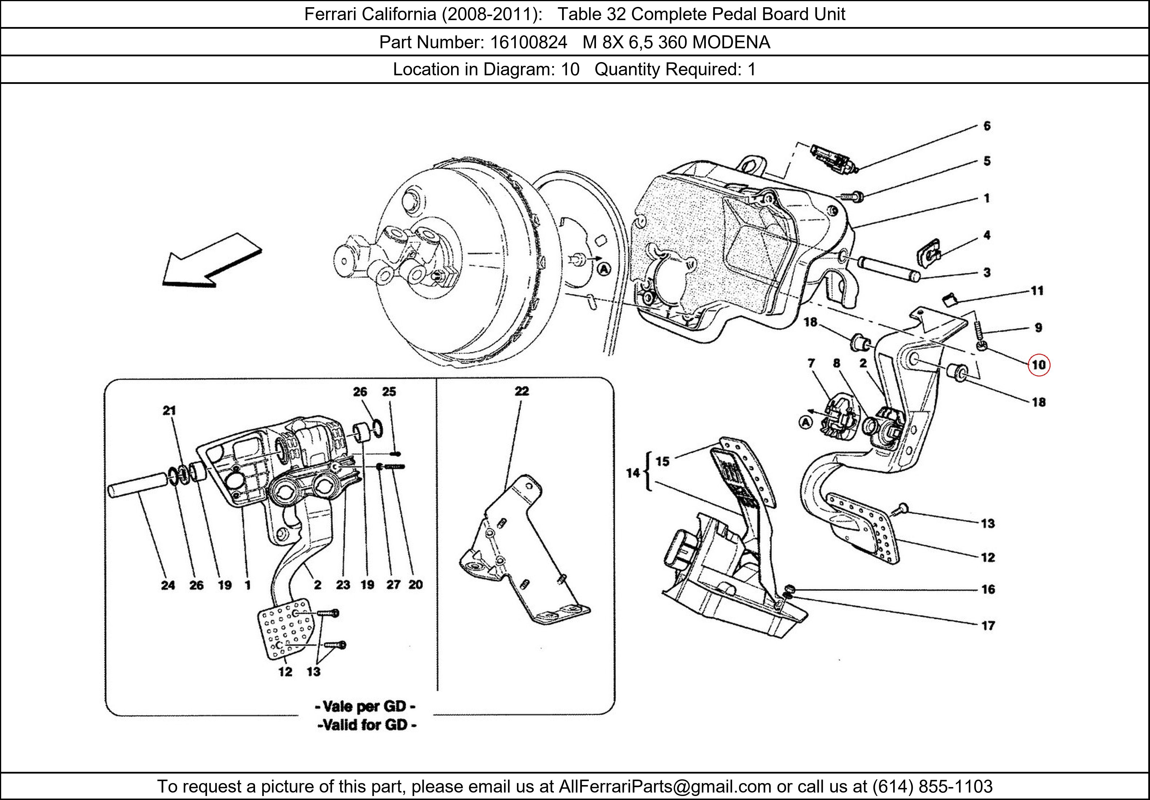 Ferrari Part 16100824