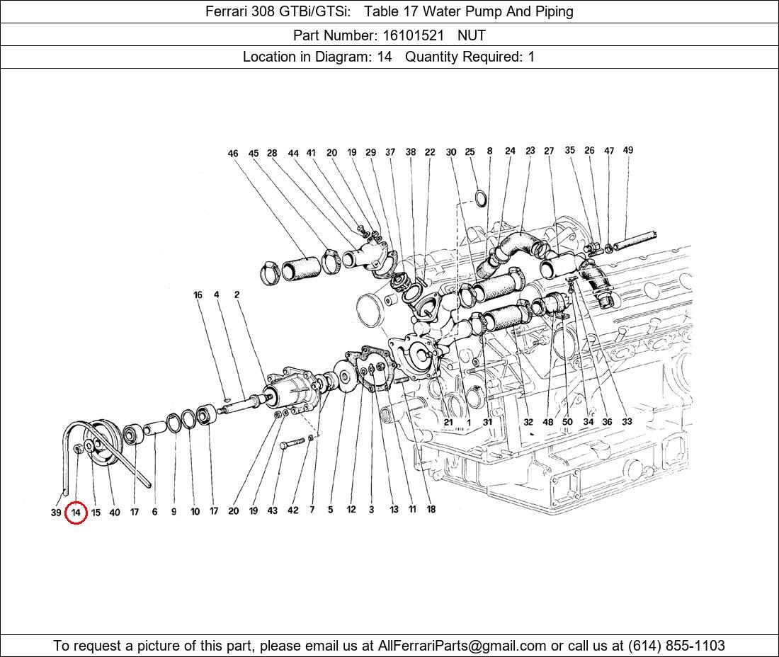 Ferrari Part 16101521