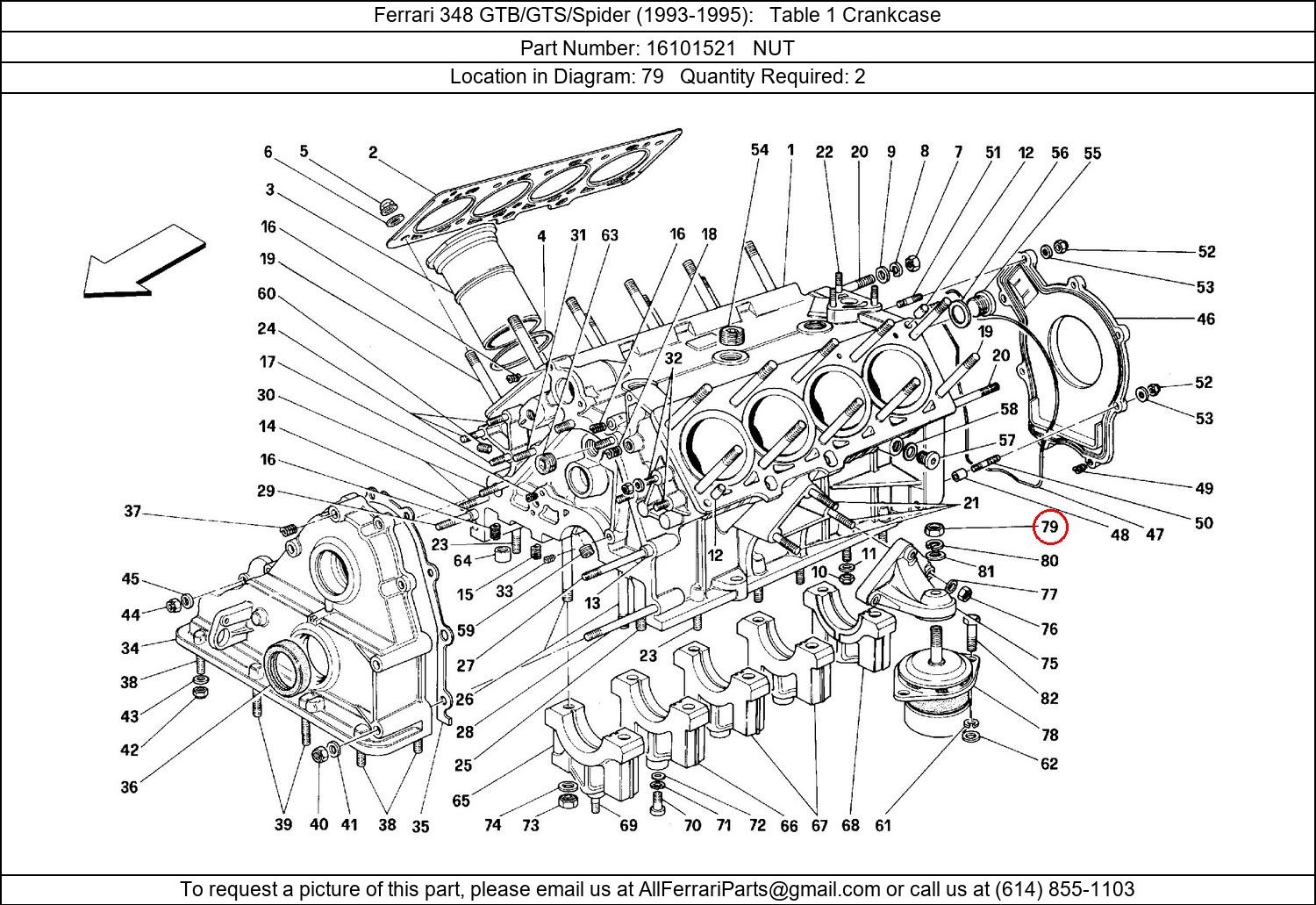 Ferrari Part 16101521