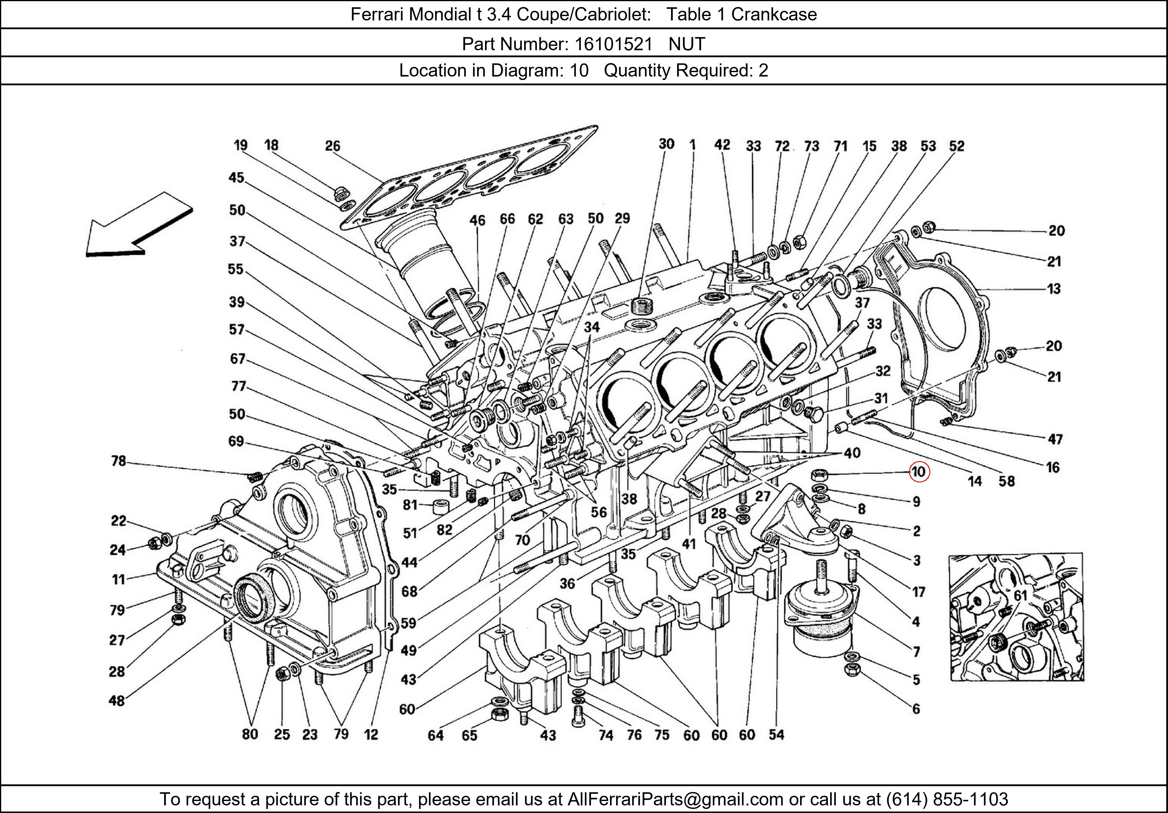 Ferrari Part 16101521