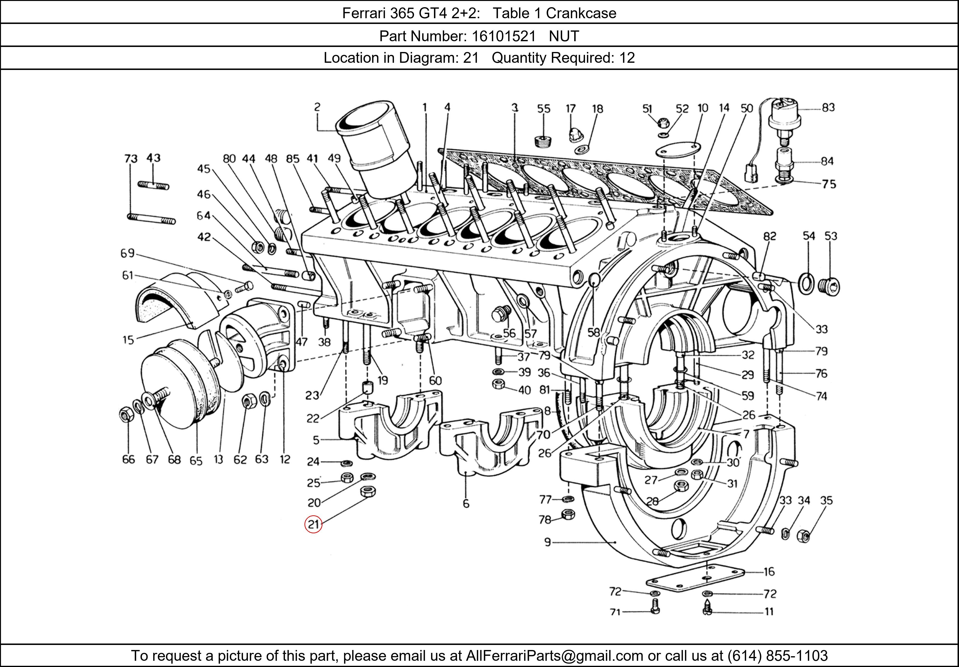 Ferrari Part 16101521