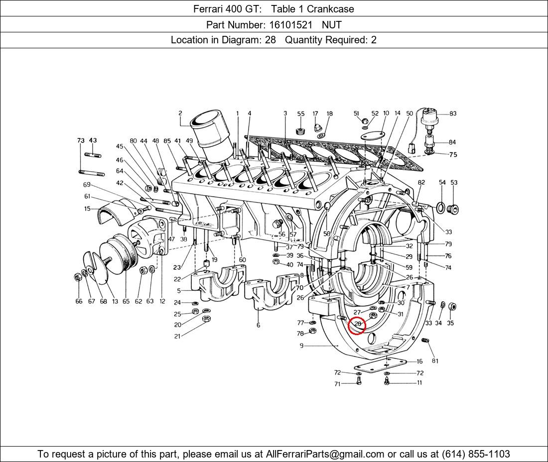 Ferrari Part 16101521