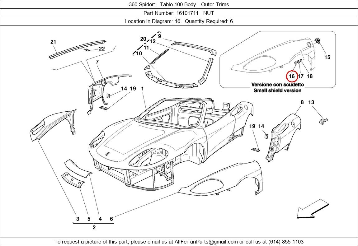 Ferrari Part 16101711