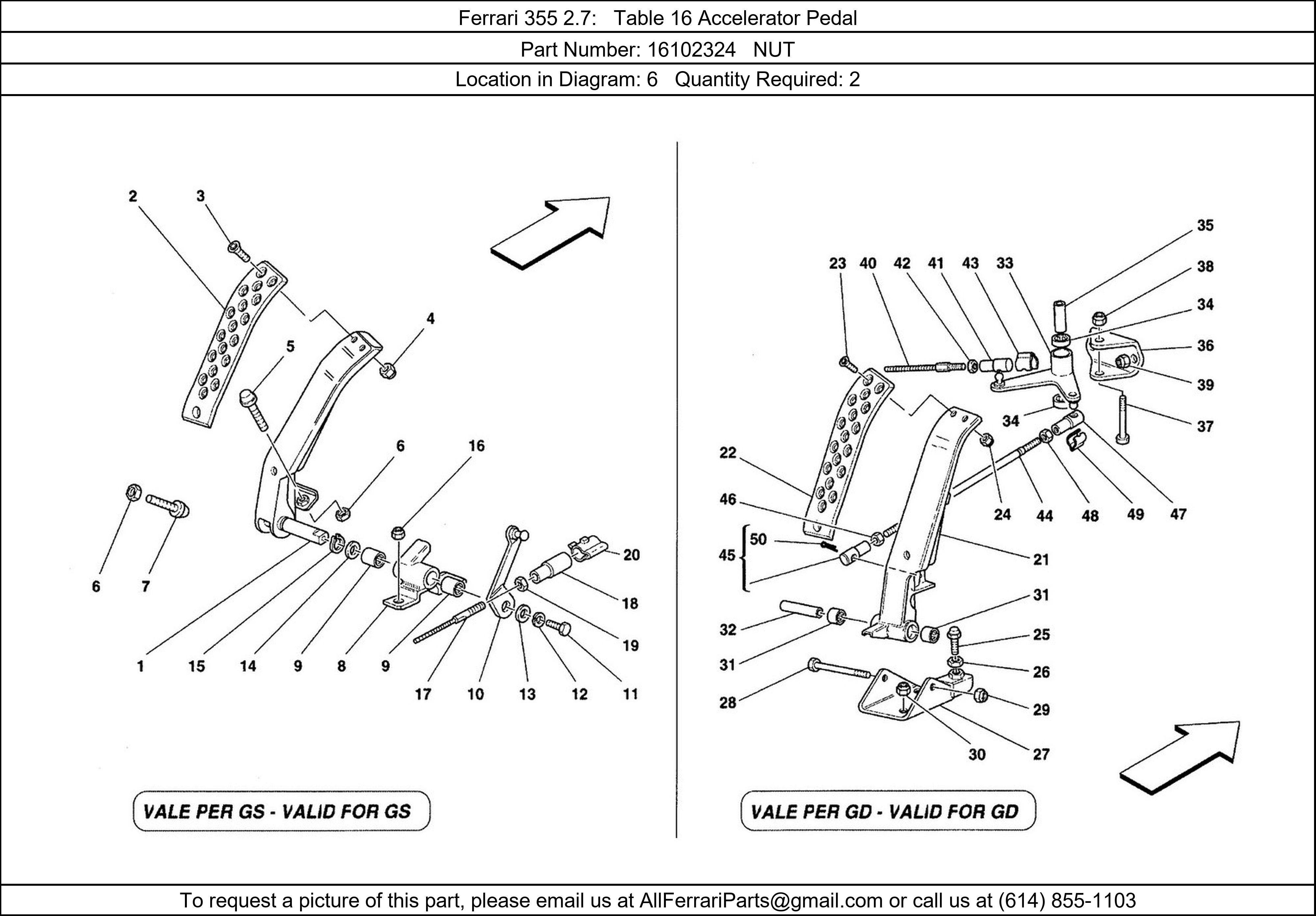 Ferrari Part 16102324