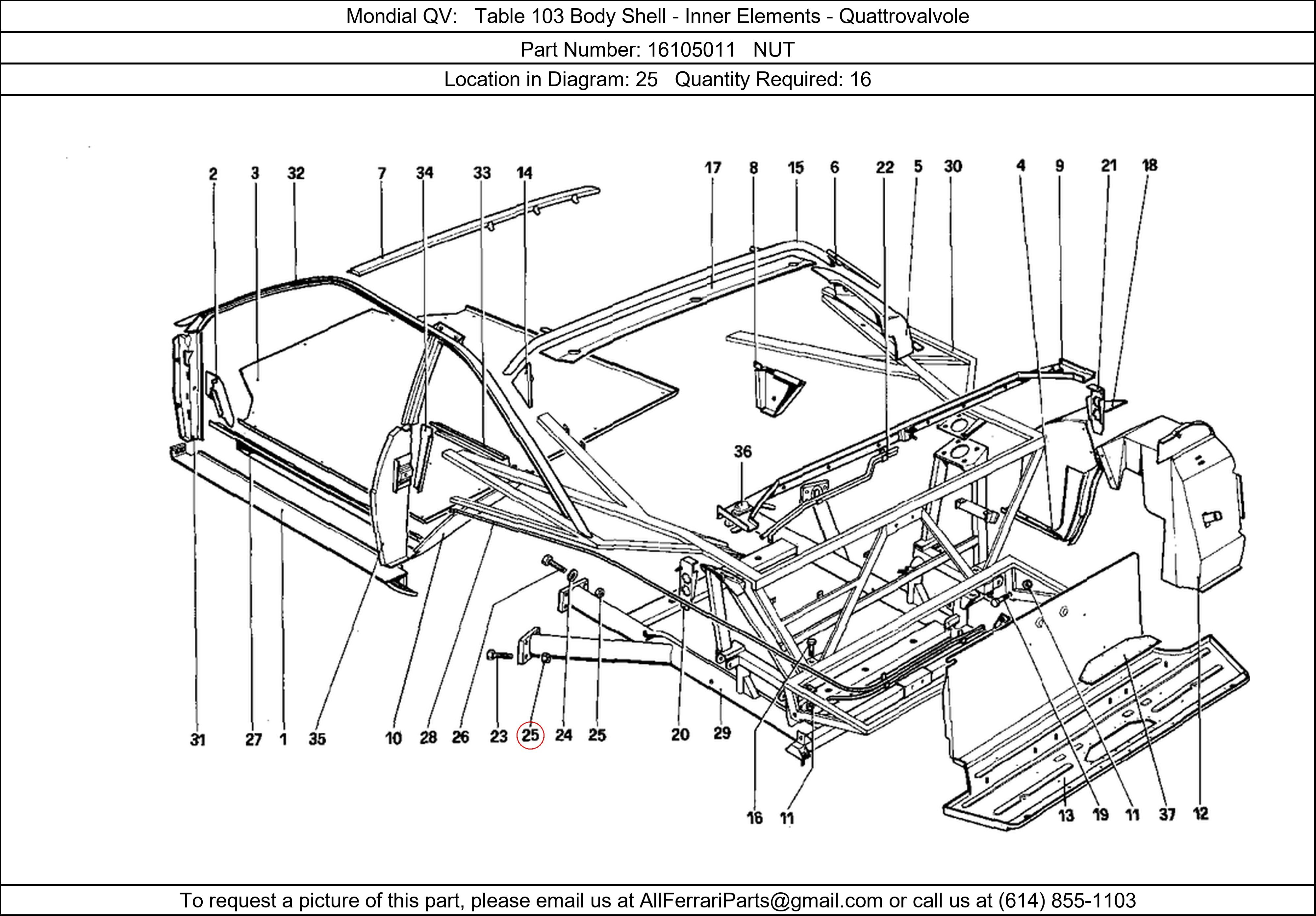 Ferrari Part 16105011