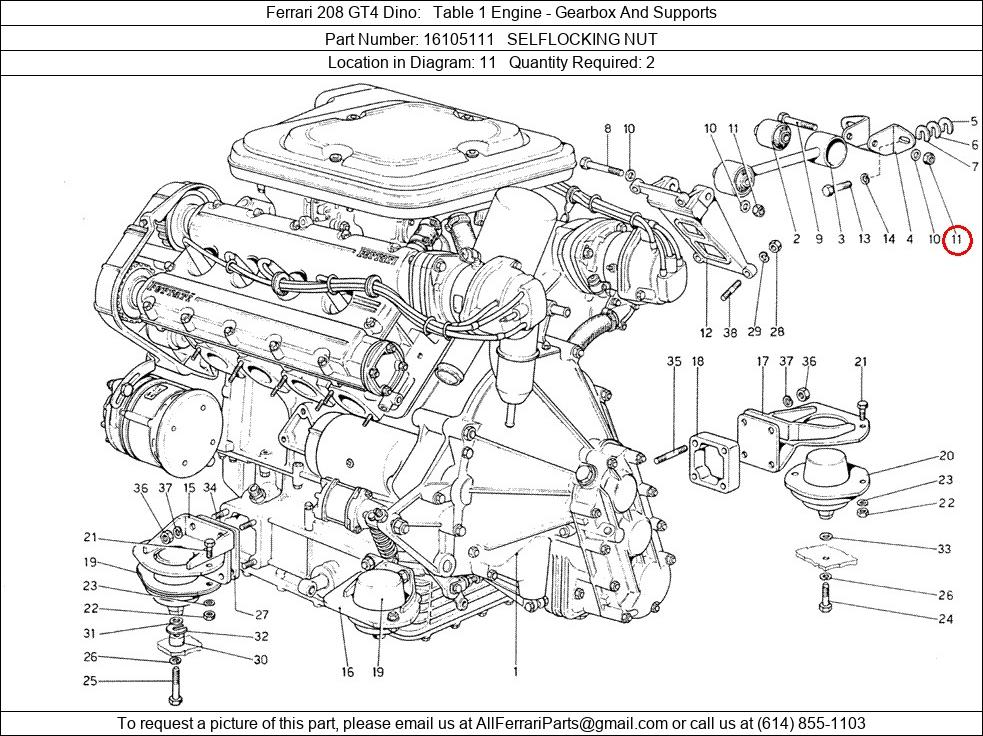 Ferrari Part 16105111