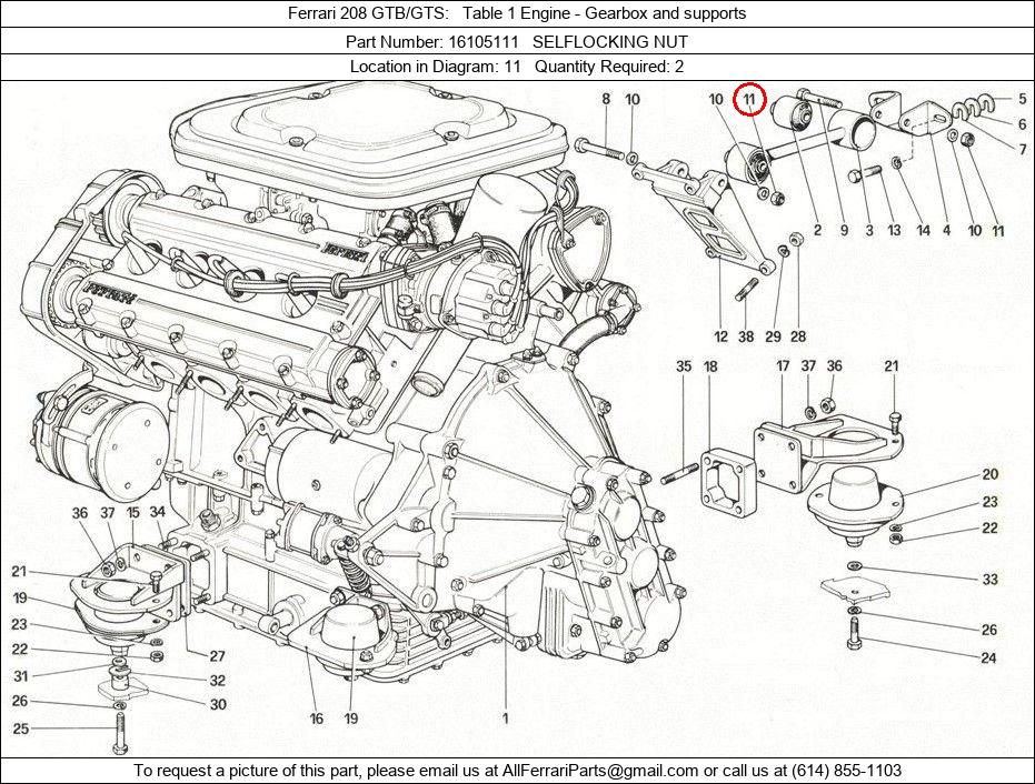 Ferrari Part 16105111