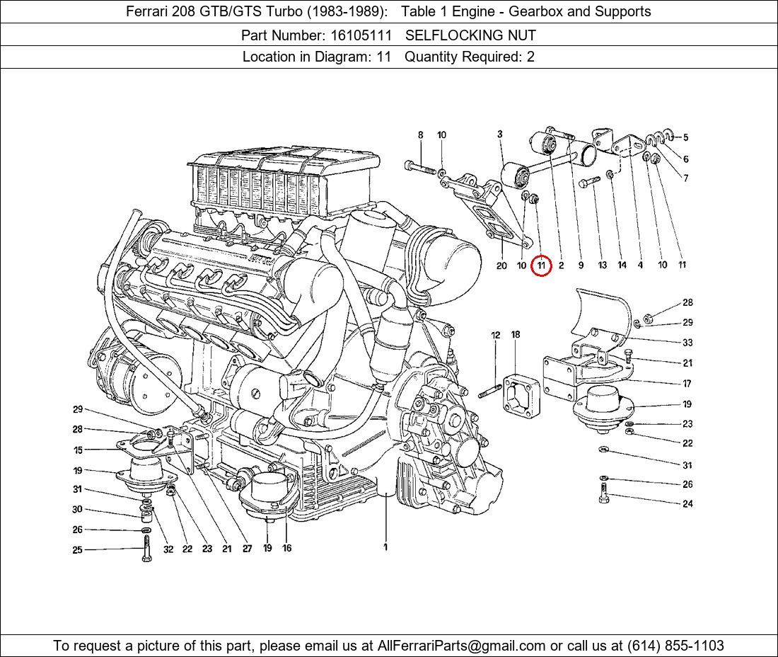 Ferrari Part 16105111