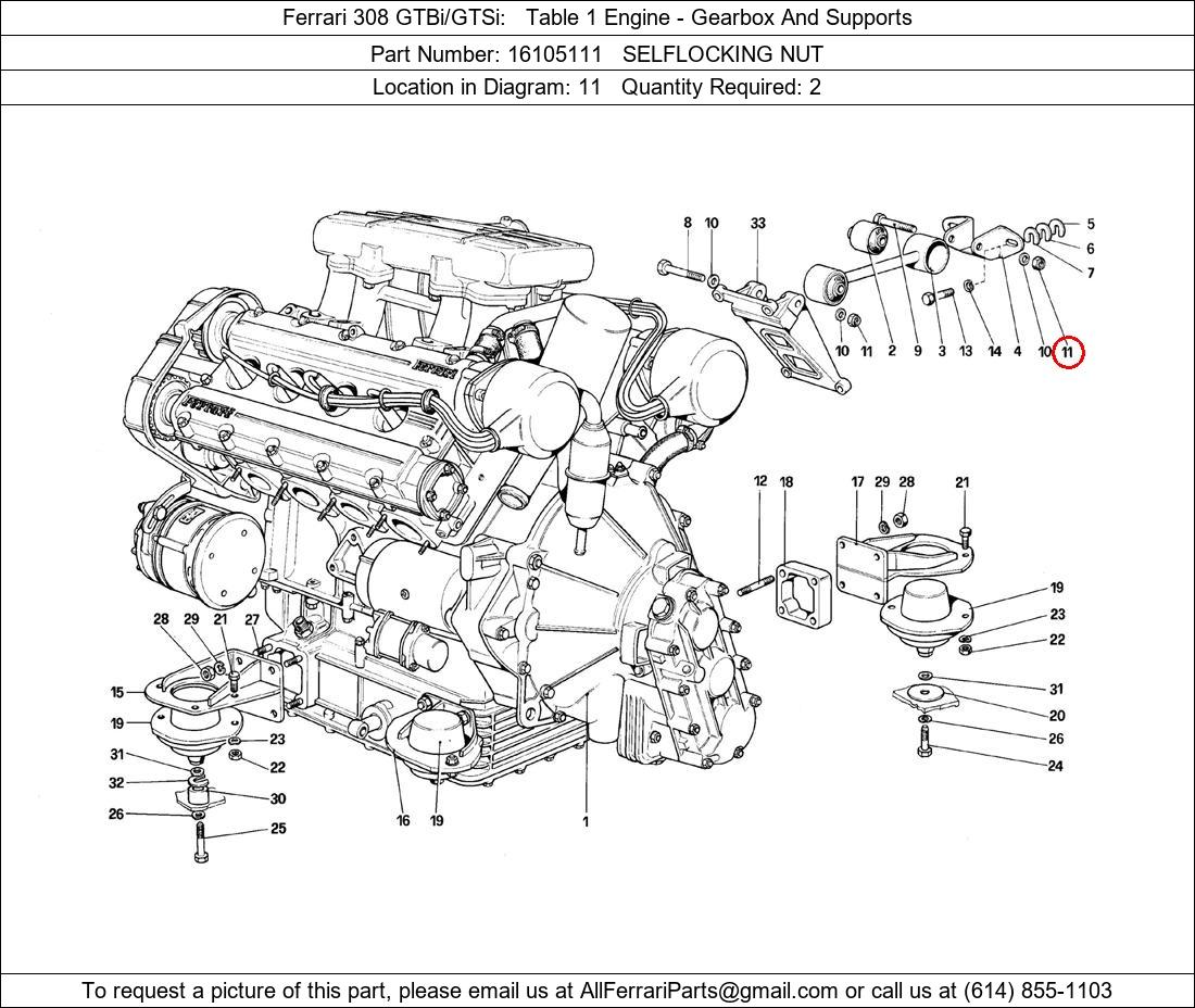 Ferrari Part 16105111