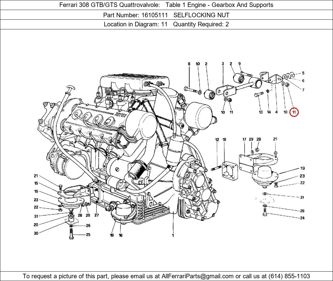 Ferrari Part 16105111