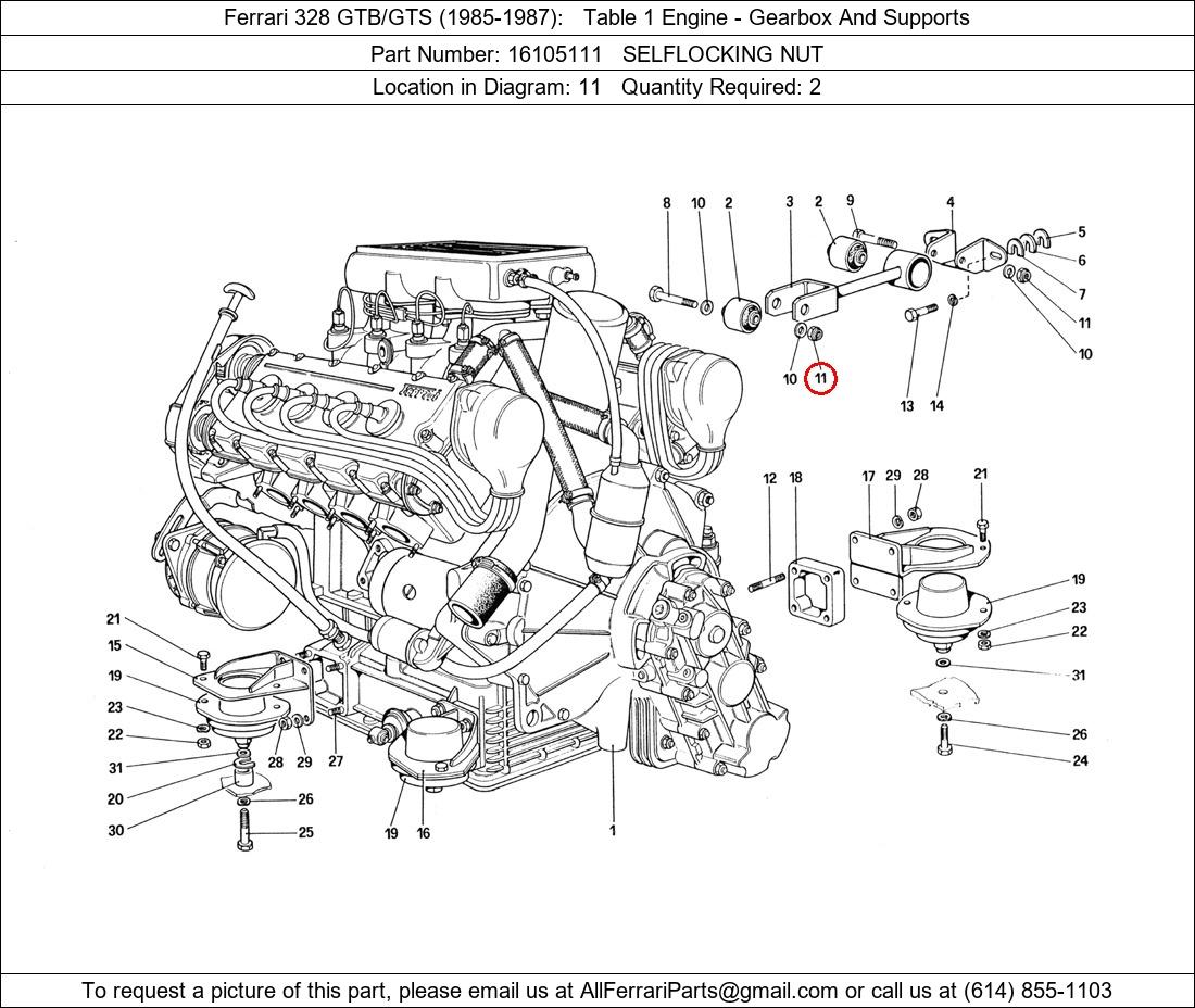 Ferrari Part 16105111