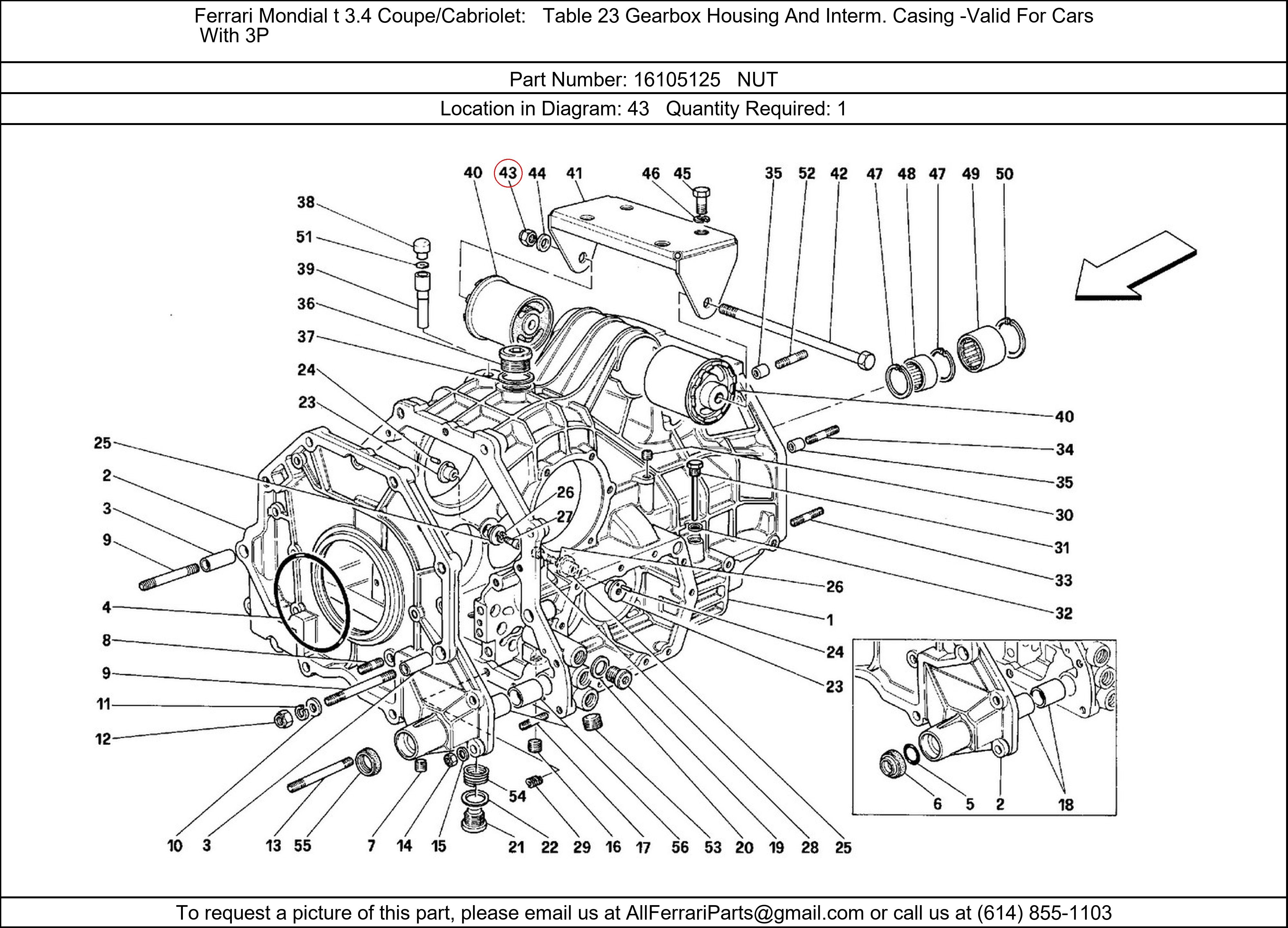 Ferrari Part 16105125