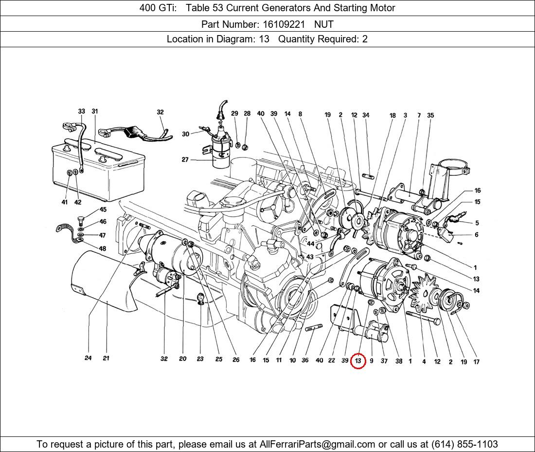 Ferrari Part 16109221