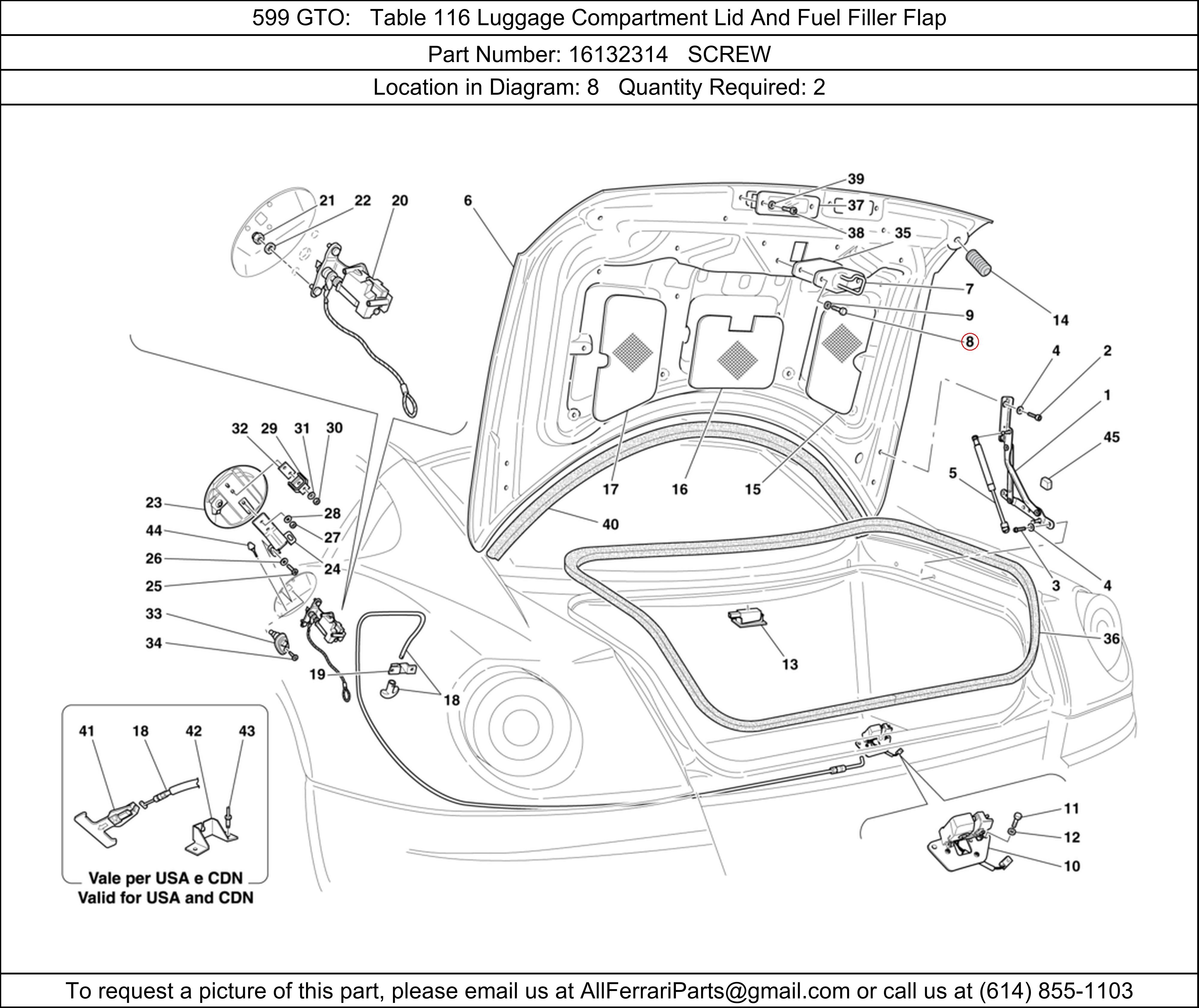 Ferrari Part 16132314