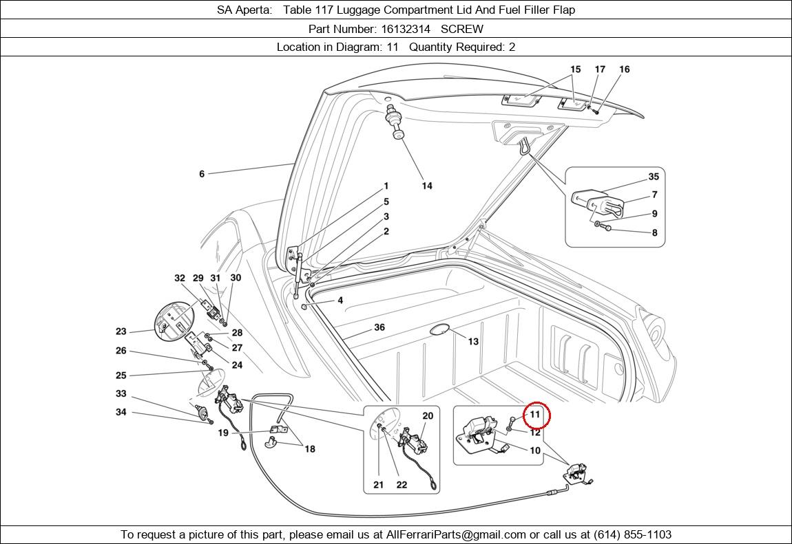 Ferrari Part 16132314