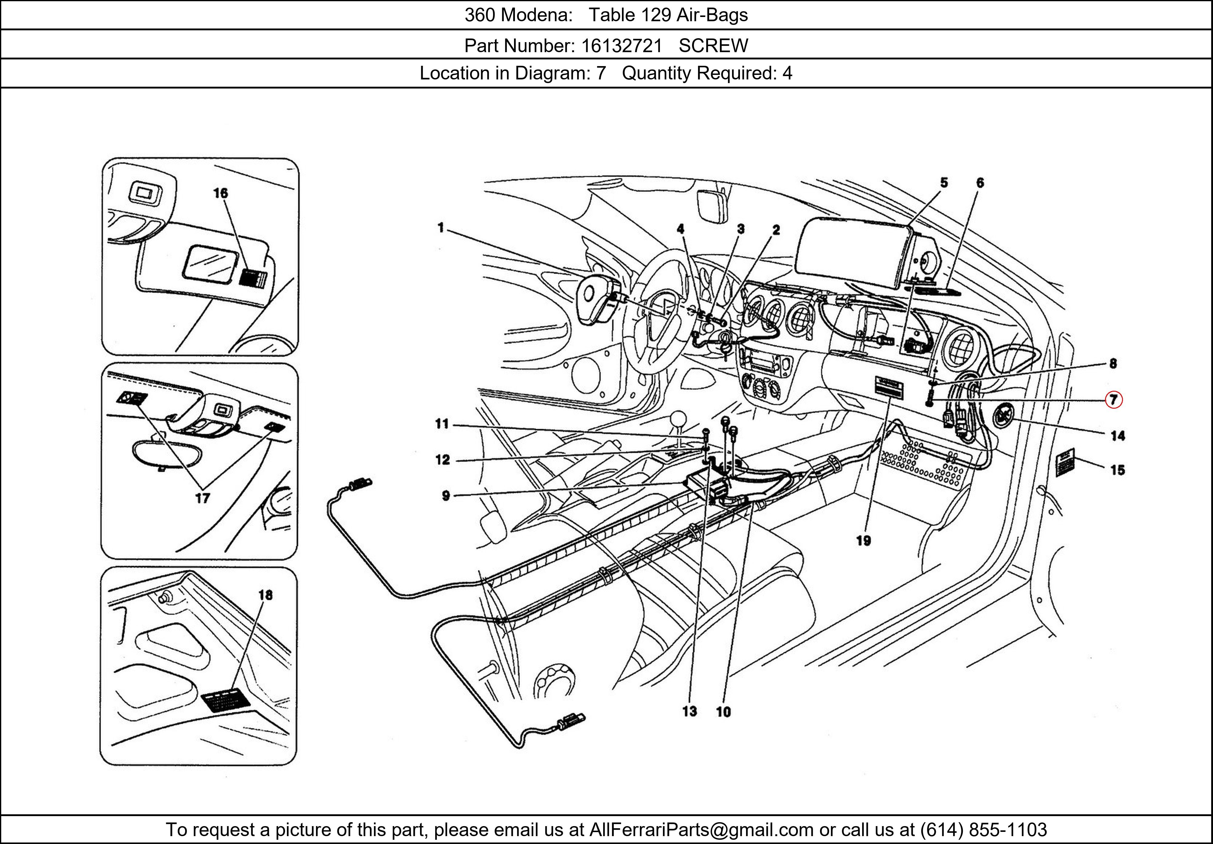 Ferrari Part 16132721