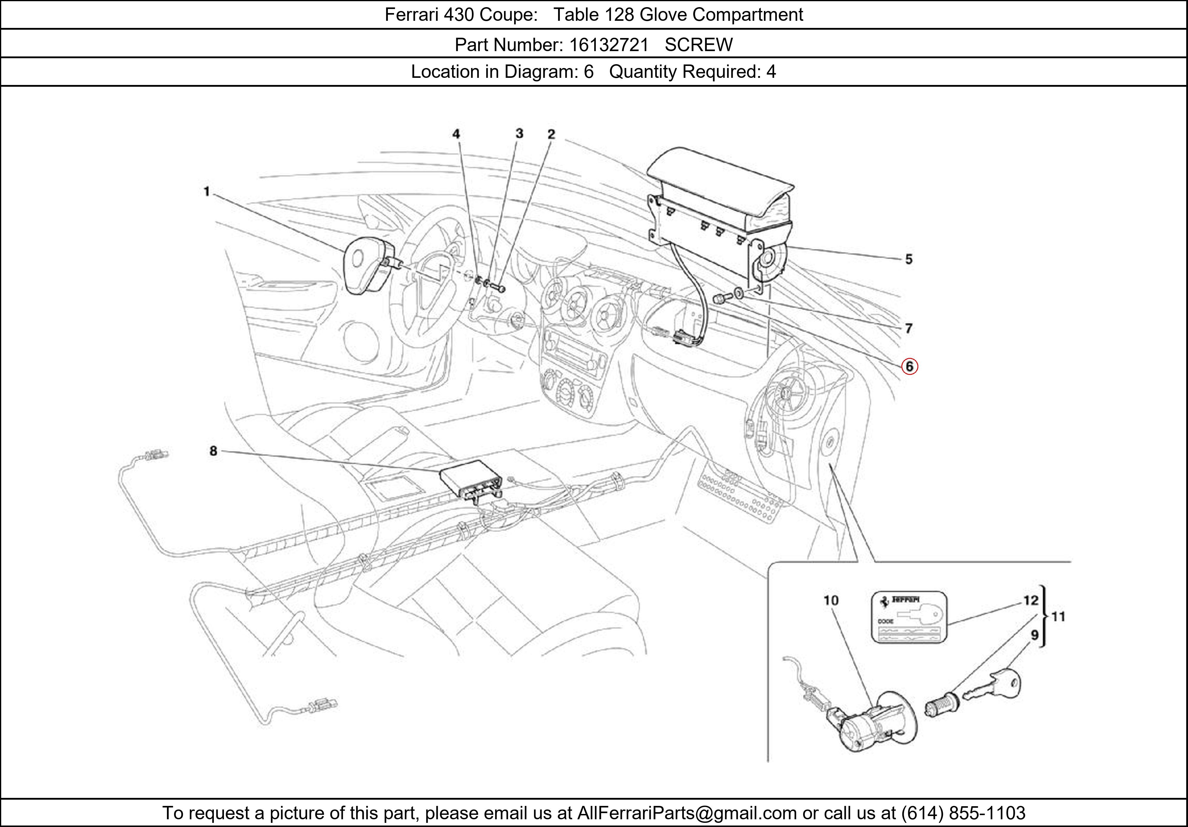 Ferrari Part 16132721