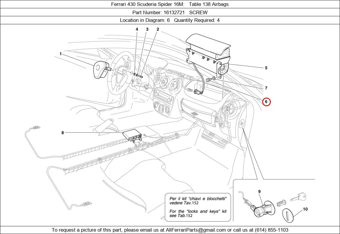 Ferrari Part 16132721