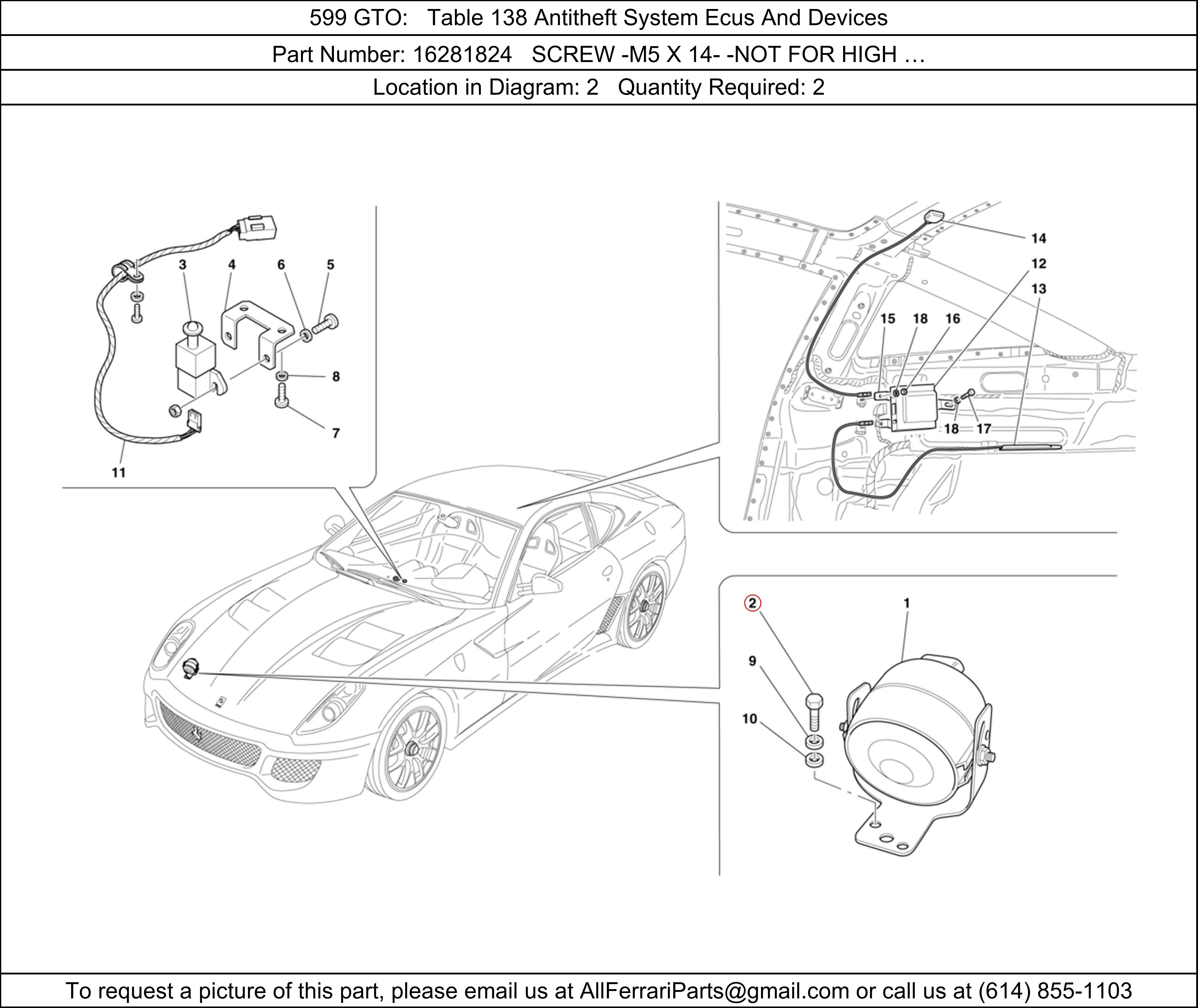 Ferrari Part 16281824