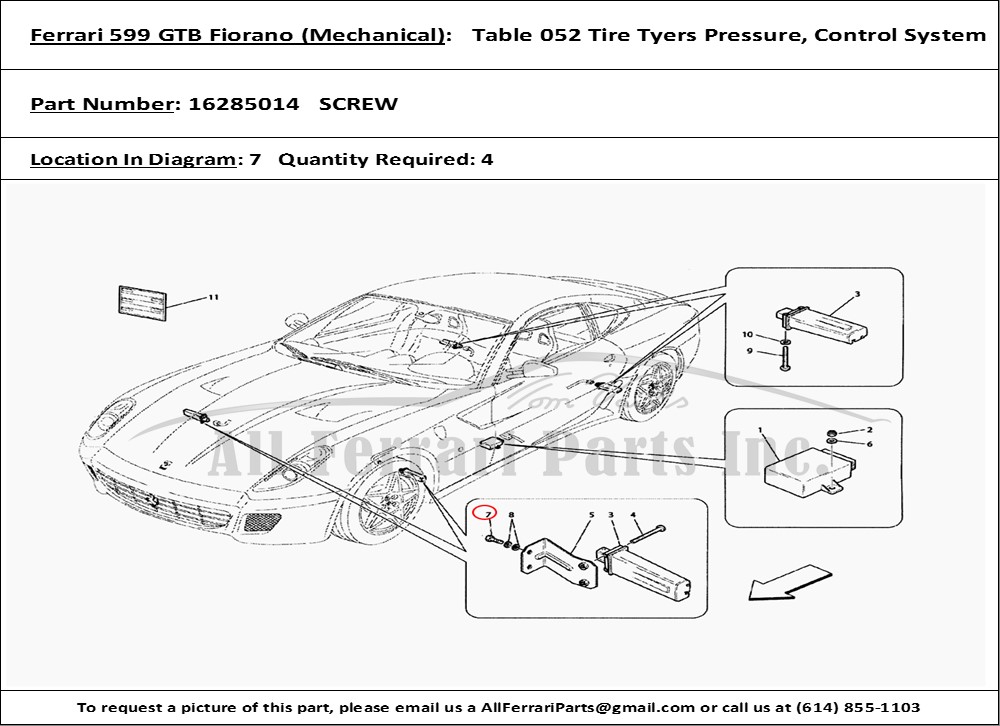 Ferrari Part 16285014