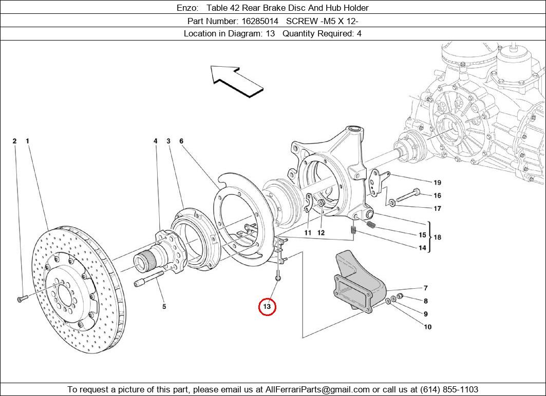 Ferrari Part 16285014