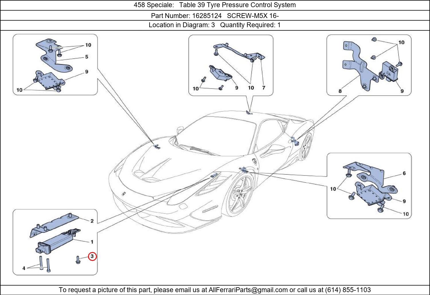 Ferrari Part 16285124